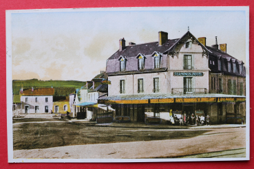 Ansichtskarte AK La Courtine 1920-1940 Avenue de la Gare Restaurant Terminus Hotel Frankreich France 23 Creuse